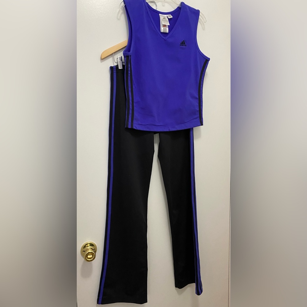 Vintage adidas track/workout set